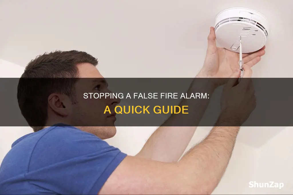 how to stop fire alarm usi electric