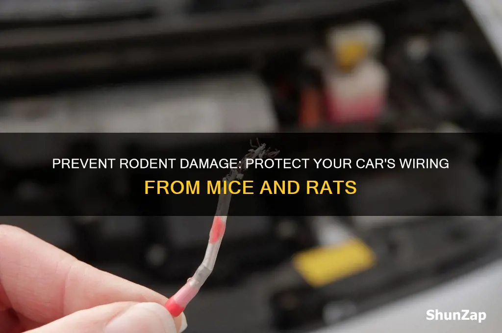 how to stop mice rats eating electrical wiring in cars
