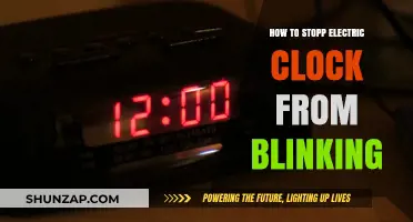 Easy Fix: Stop Your Electric Clock From Blinking