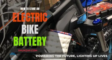 Storing E-Bike Batteries: Tips for Long-Lasting Performance