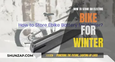 Storing Your Electric Bike: Winter Preparation and Storage Tips