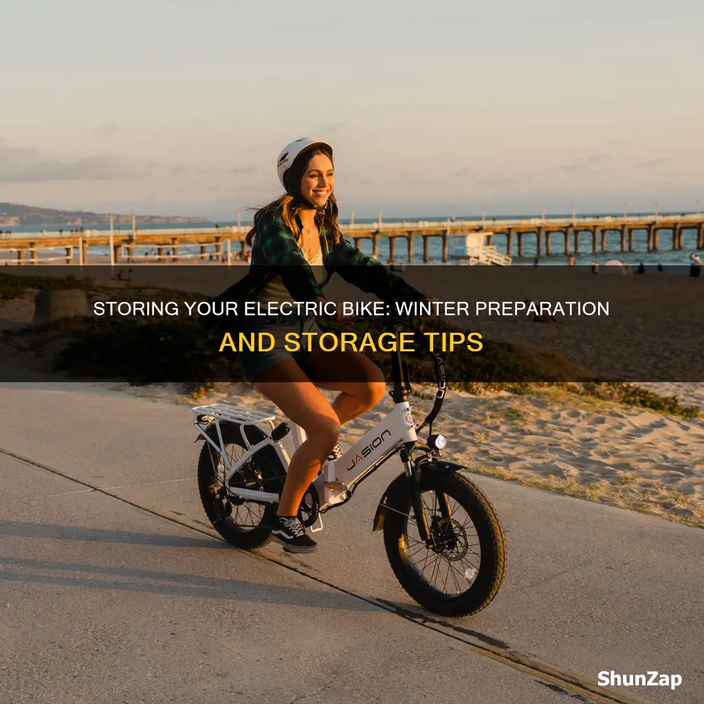 how to store an electric bike for winter