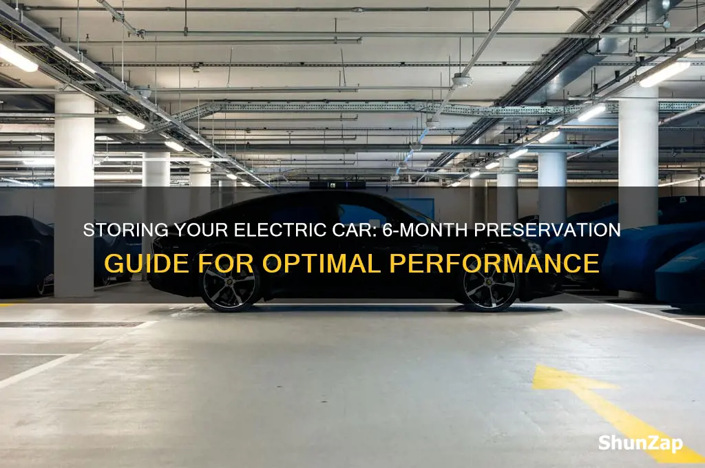 how to store an electric car for 6 months