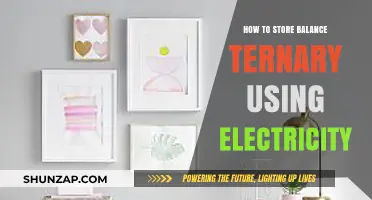 Efficiently Storing Balance Ternary Data with Electrical Methods