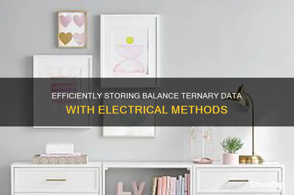 how to store balance ternary using electricity