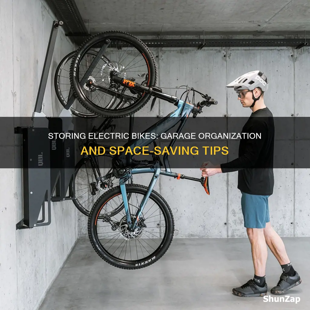 how to store electric bikes in garage