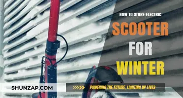 Winterizing Your Electric Scooter: Storage Tips