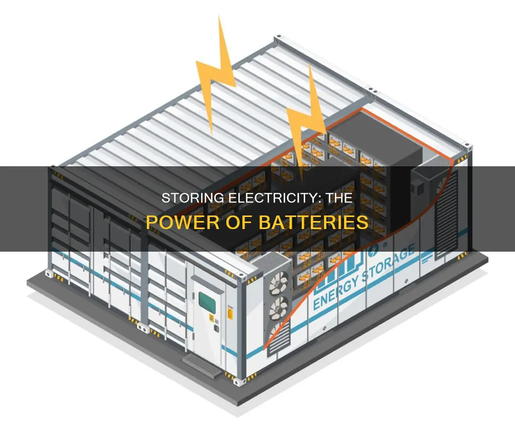 how to store electricity in a battery