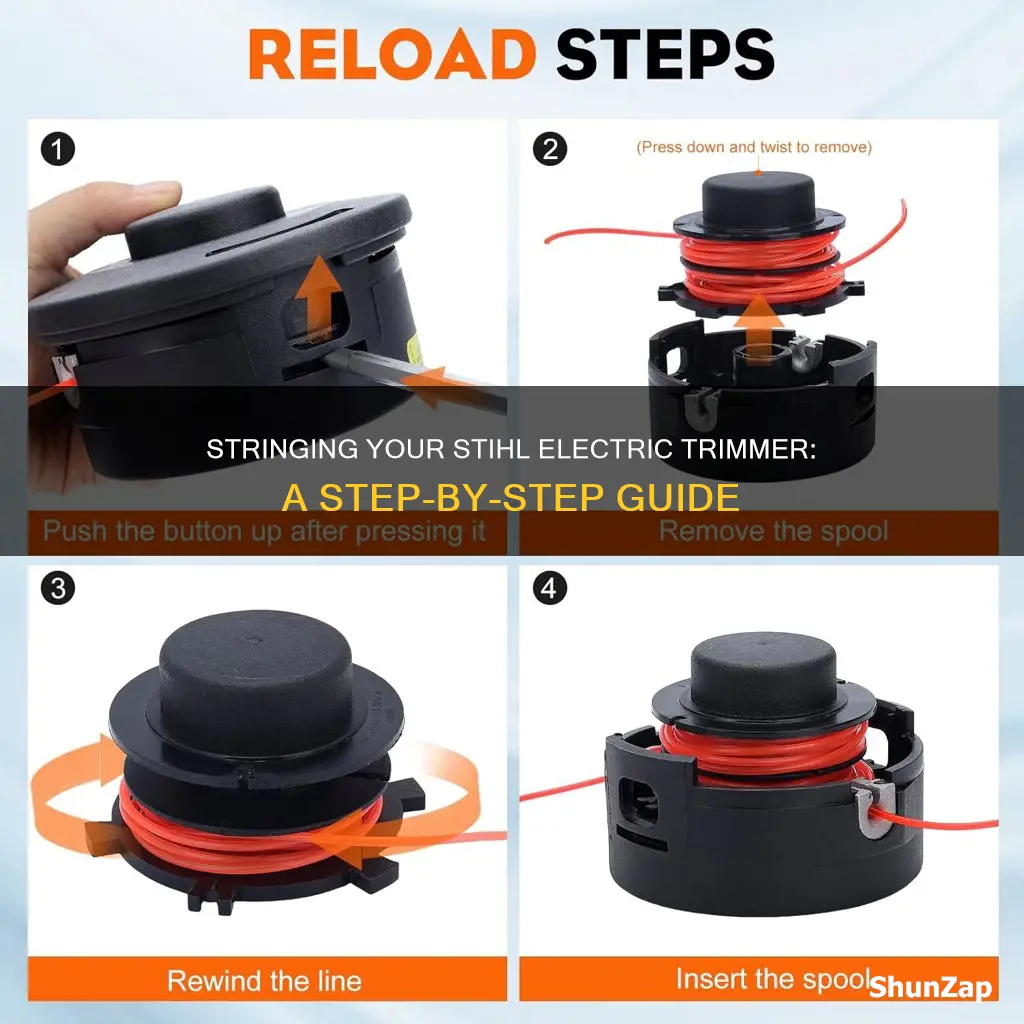 how to string an stihl electric trimmer