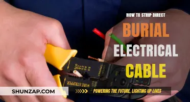 Stripping Direct Burial Electrical Cable: A Step-by-Step Guide