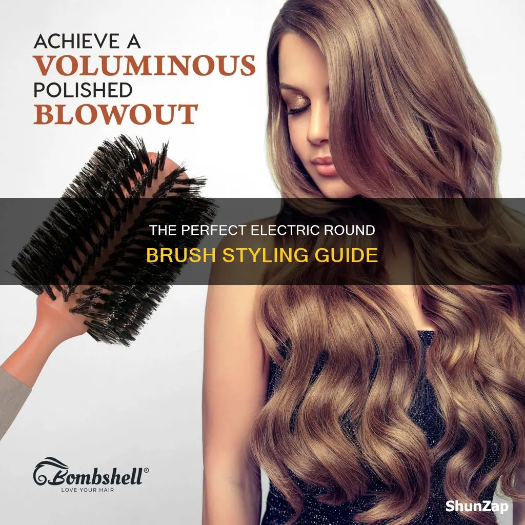 how to style hair with electric roundbrush