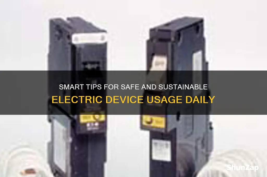 how to survive electric device use