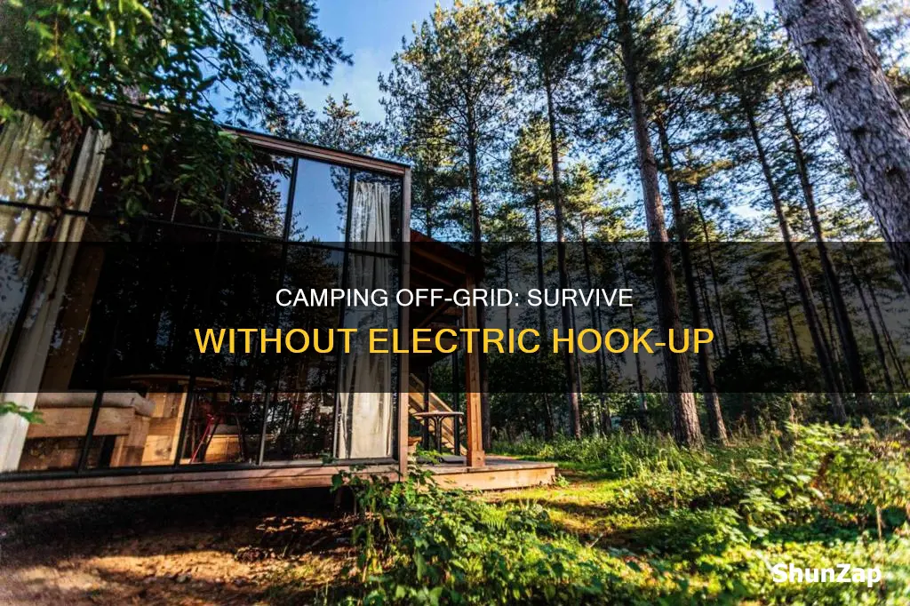 how to survive without electric hook up