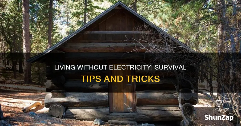 how to survive without electricity informative speech