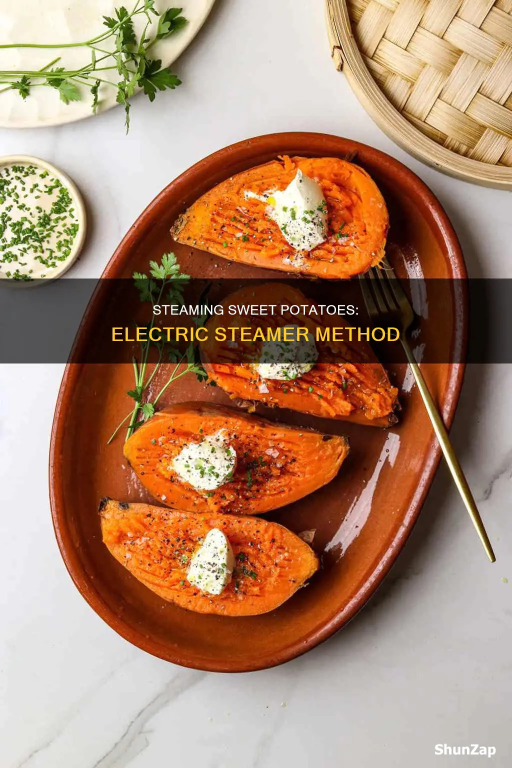 how to sweet potatoes in electric steamer