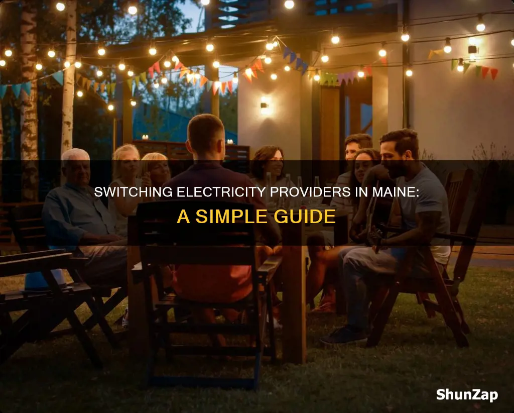 how to switch electricity providers in maine