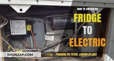 Switching Your RV Fridge: Electric Mode Simplified