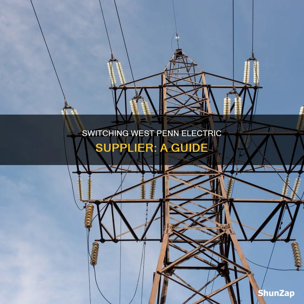 how to switch west penn electric supplier