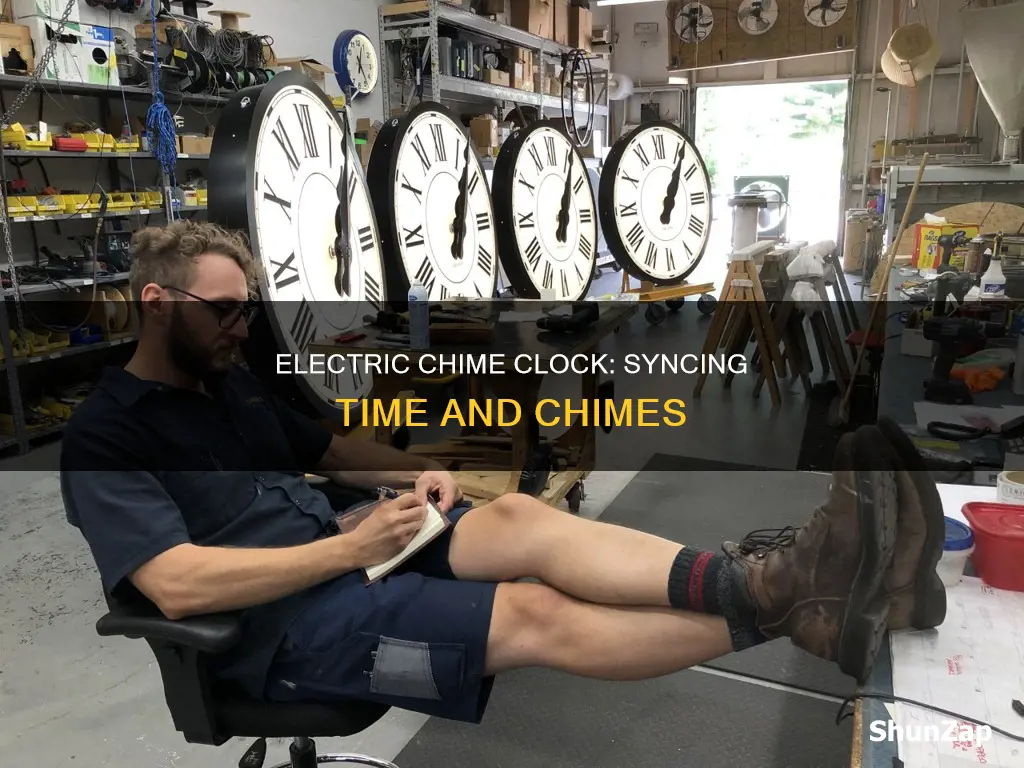 how to sychronise a electric chime clockr