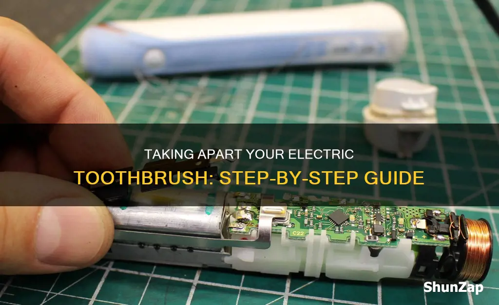 how to take an electric toothbrush apart