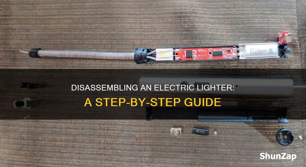 how to take apart an electric lighter