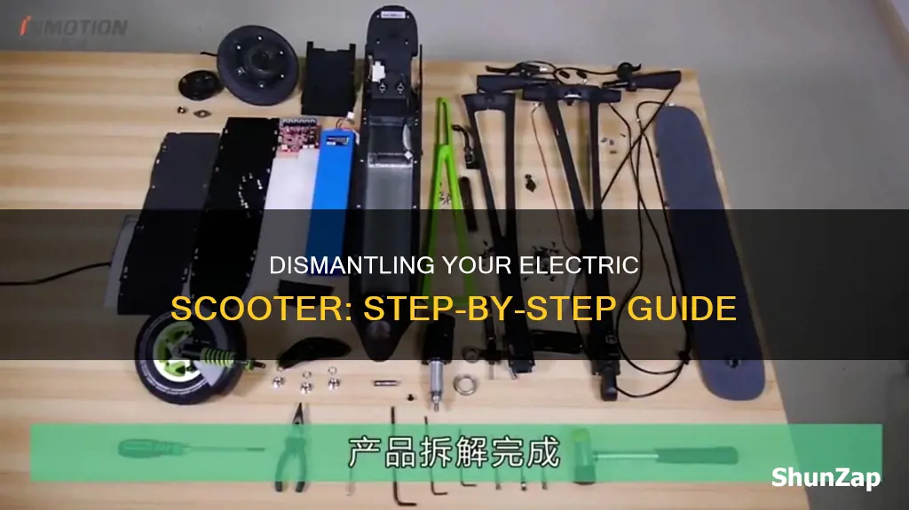 how to take apart an electric scooter
