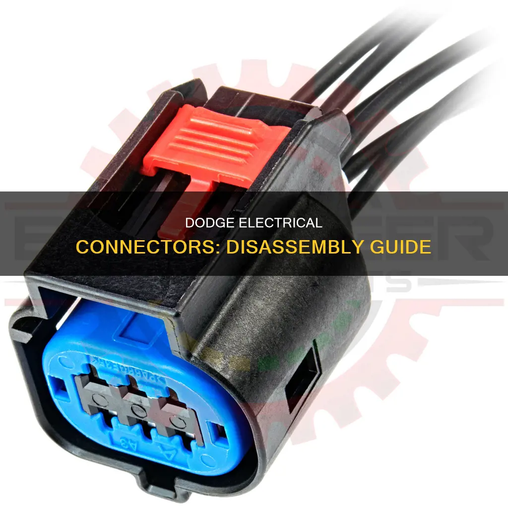 how to take apart dodge electrical connectors
