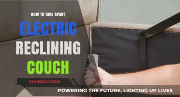 Disassembling Electric Reclining Couches: A Step-by-Step Guide