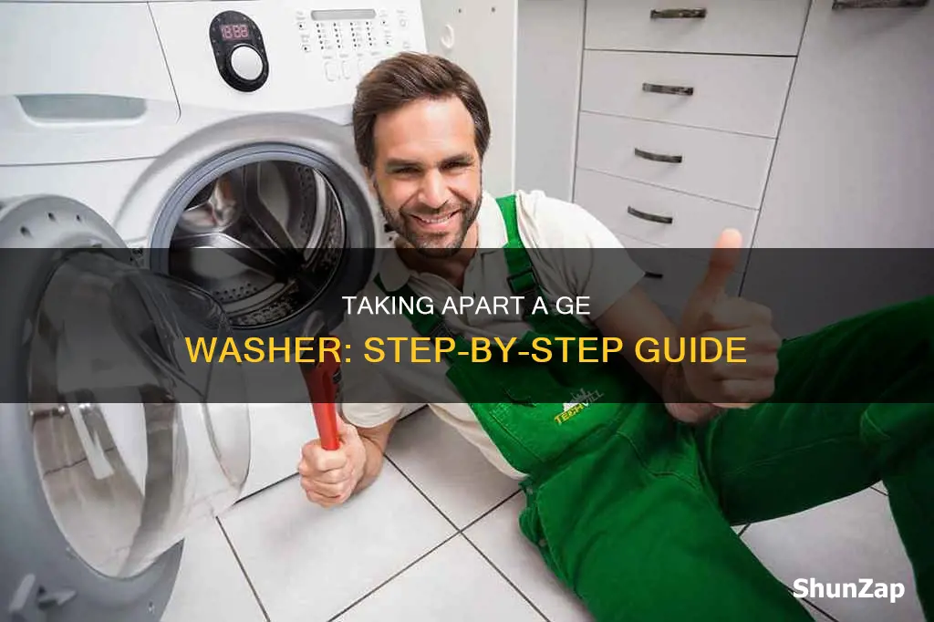 how to take apart general electric washer