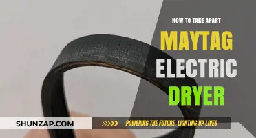 Taking Apart a Maytag Electric Dryer: Step-by-Step Guide
