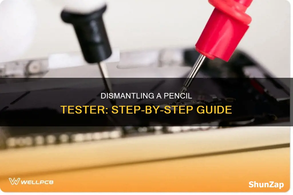 how to take apart pencil tester electric