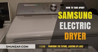 Disassembling Your Samsung Electric Dryer: A Step-by-Step Guide
