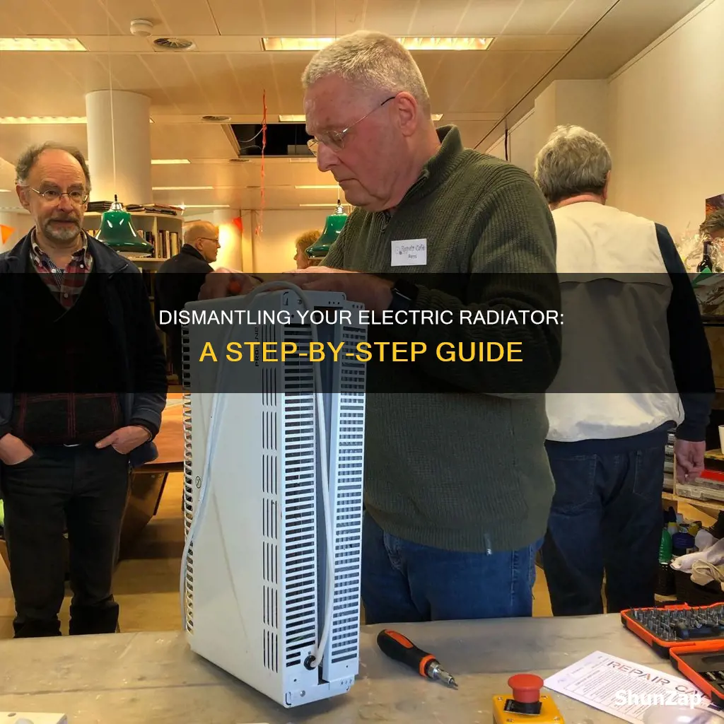 how to take apart your electric radiator