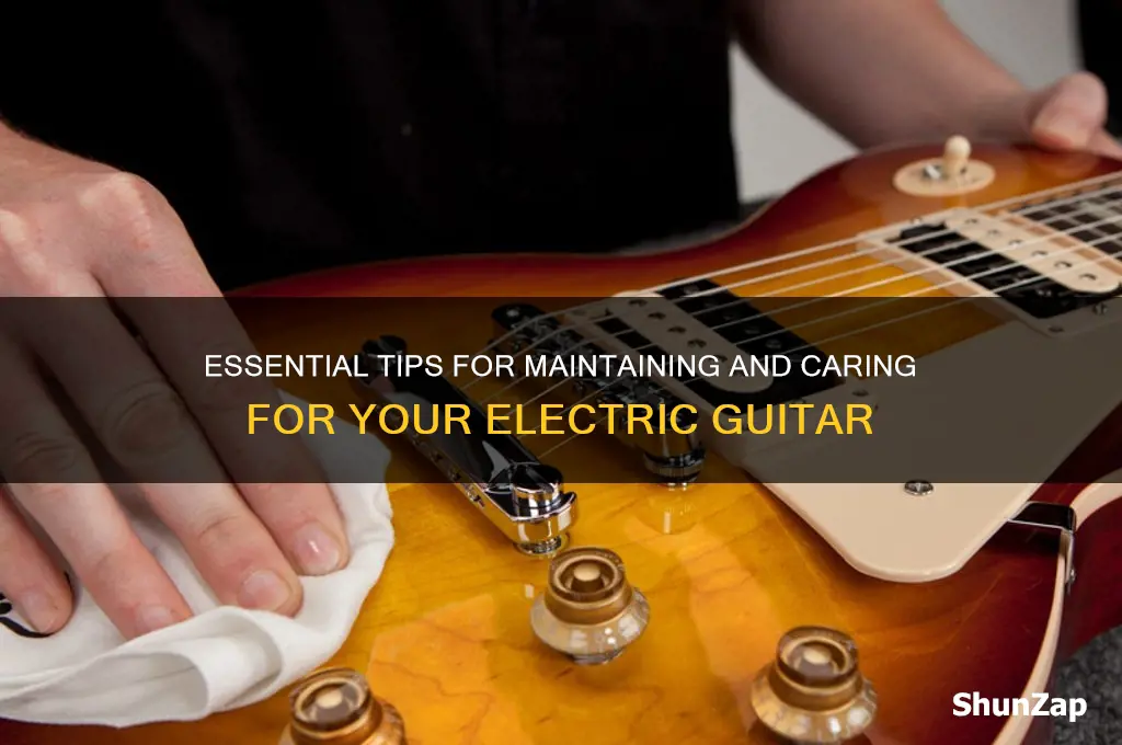 how to take care of a electric guitar