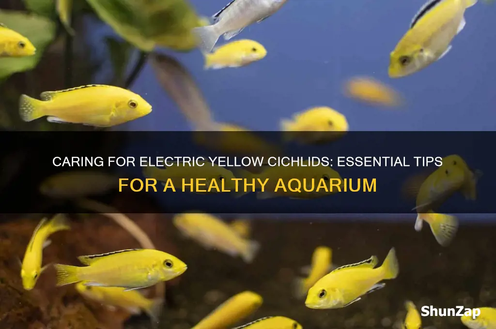 how to take care of a electric yellow cichlid