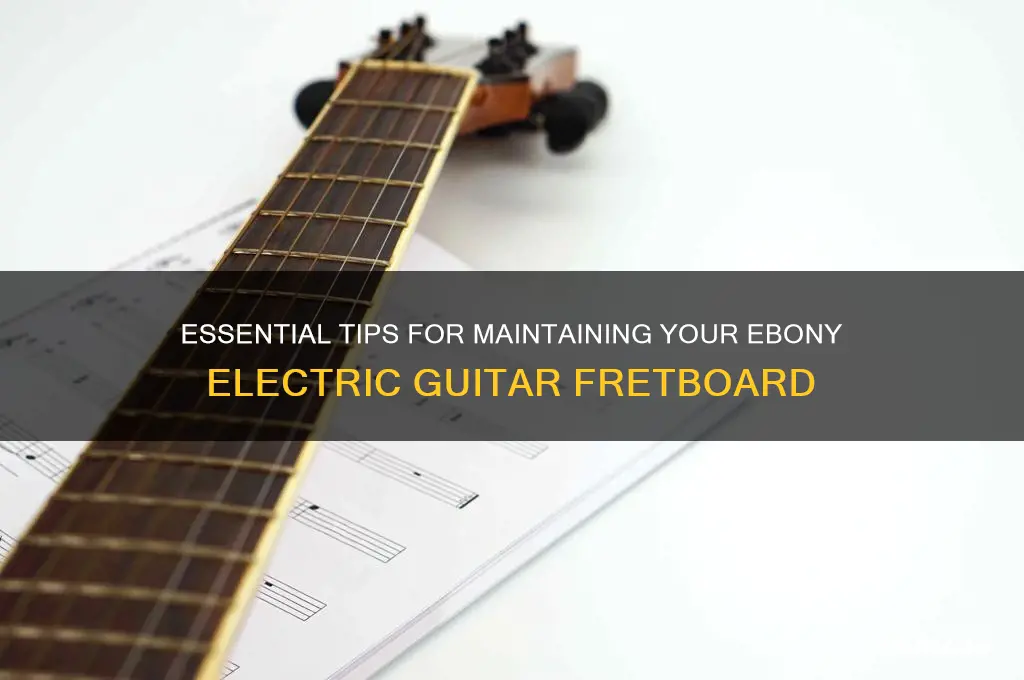 how to take care of an ebony fretboard on electric