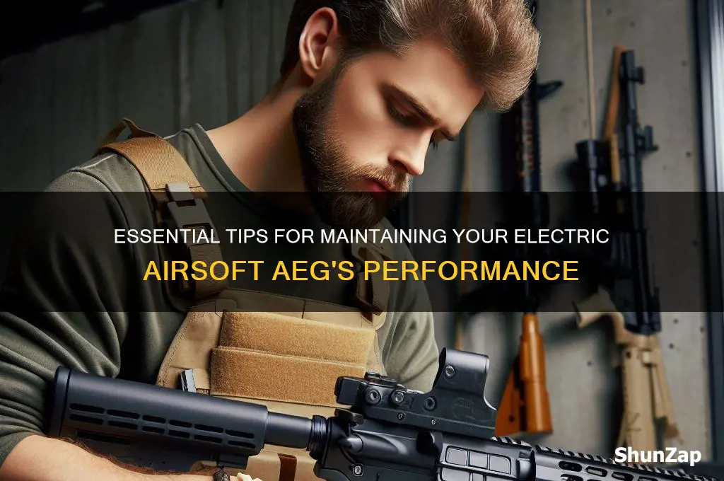 how to take care of an electric airsoft aeg well