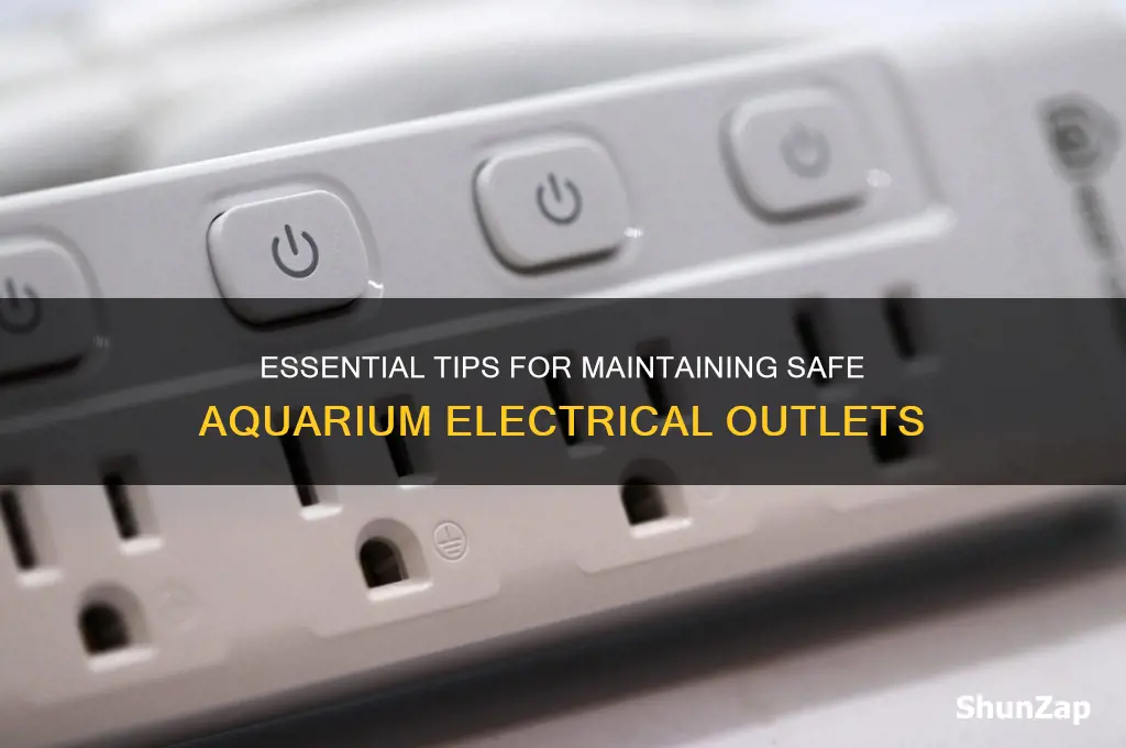 how to take care of electrical outlets for aquariums