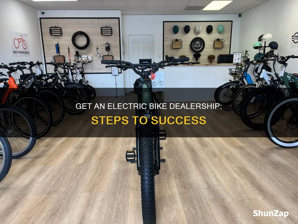 how to take electric bike dealership