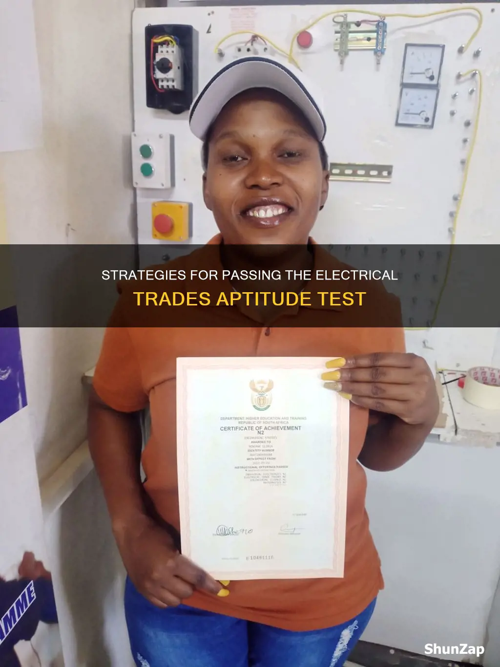 how to take electrical trades aptitude test