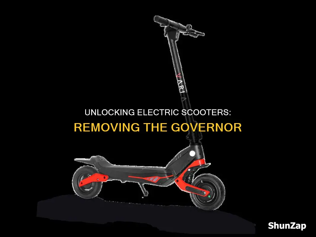 how to take governor off electric scooter