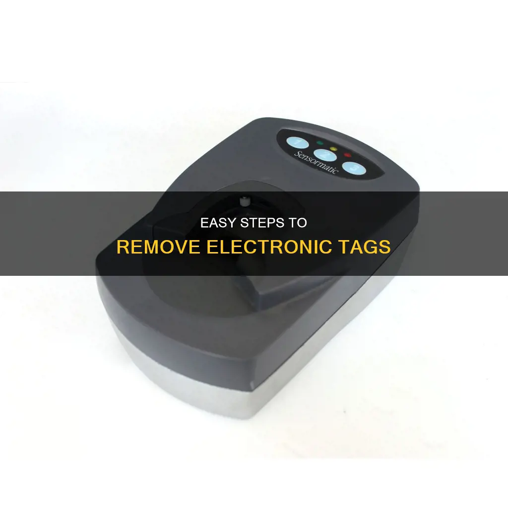 how to take off an electric tag