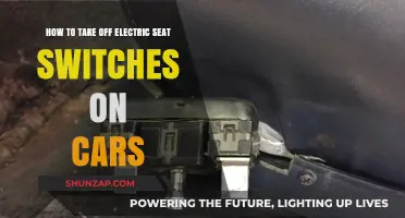 Easy Guide: Removing Electric Seat Switches in Your Car Safely