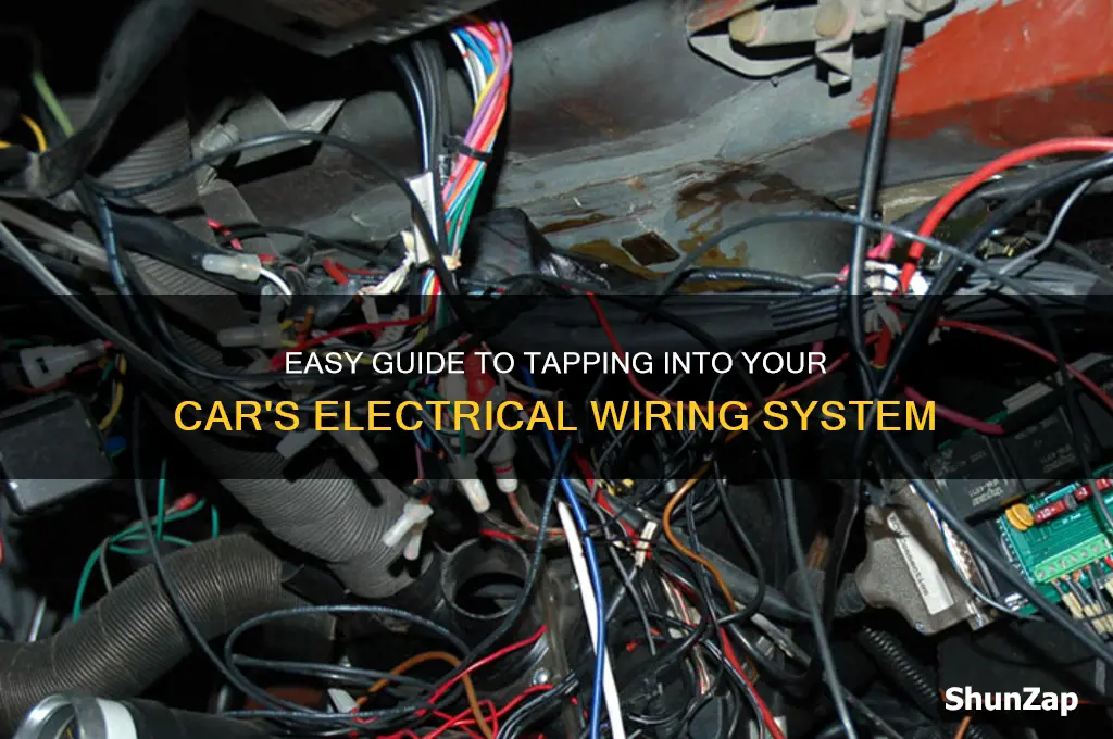 how to tap into existing electrical wire car