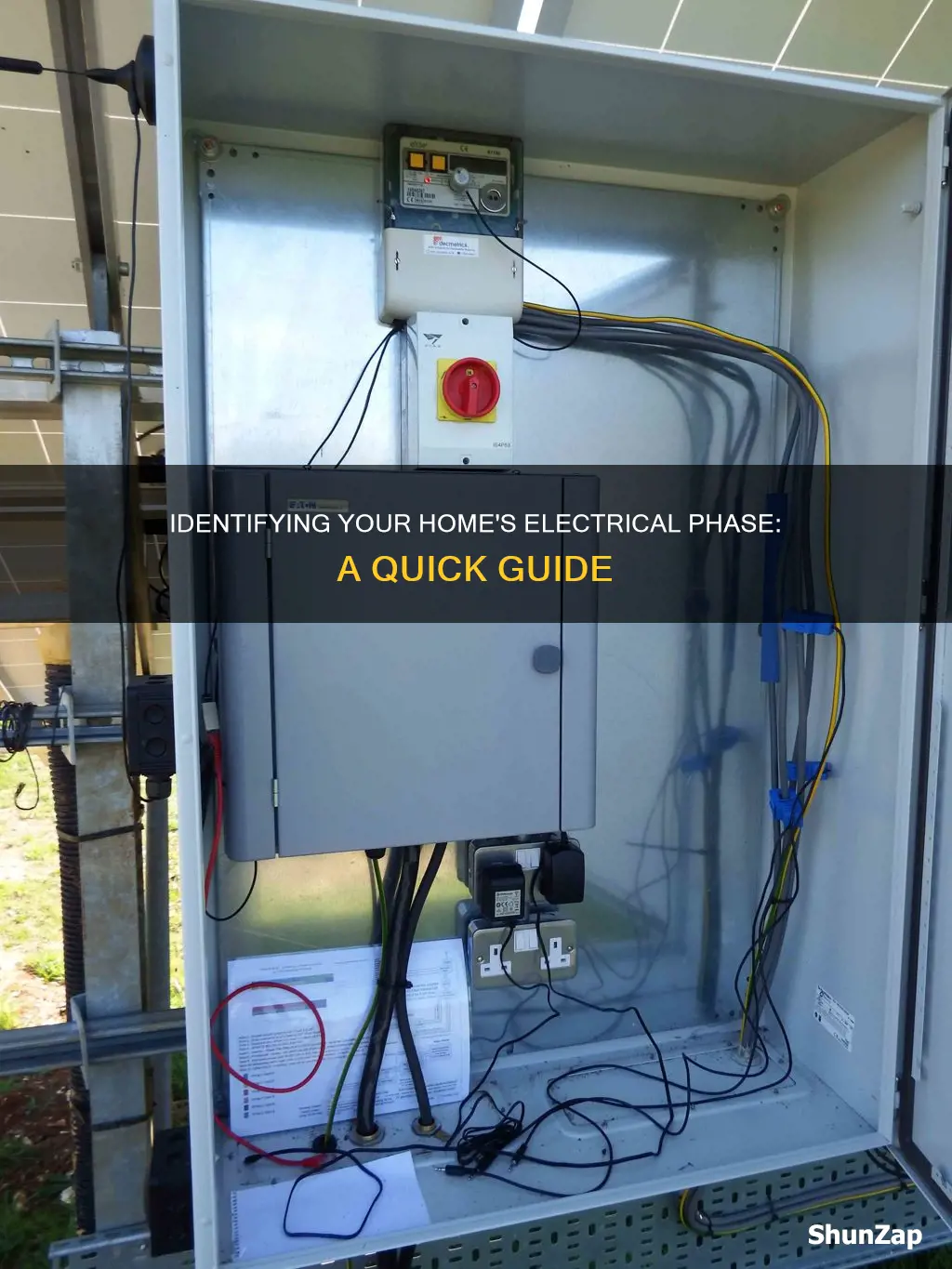 how to tell electricity phase of home
