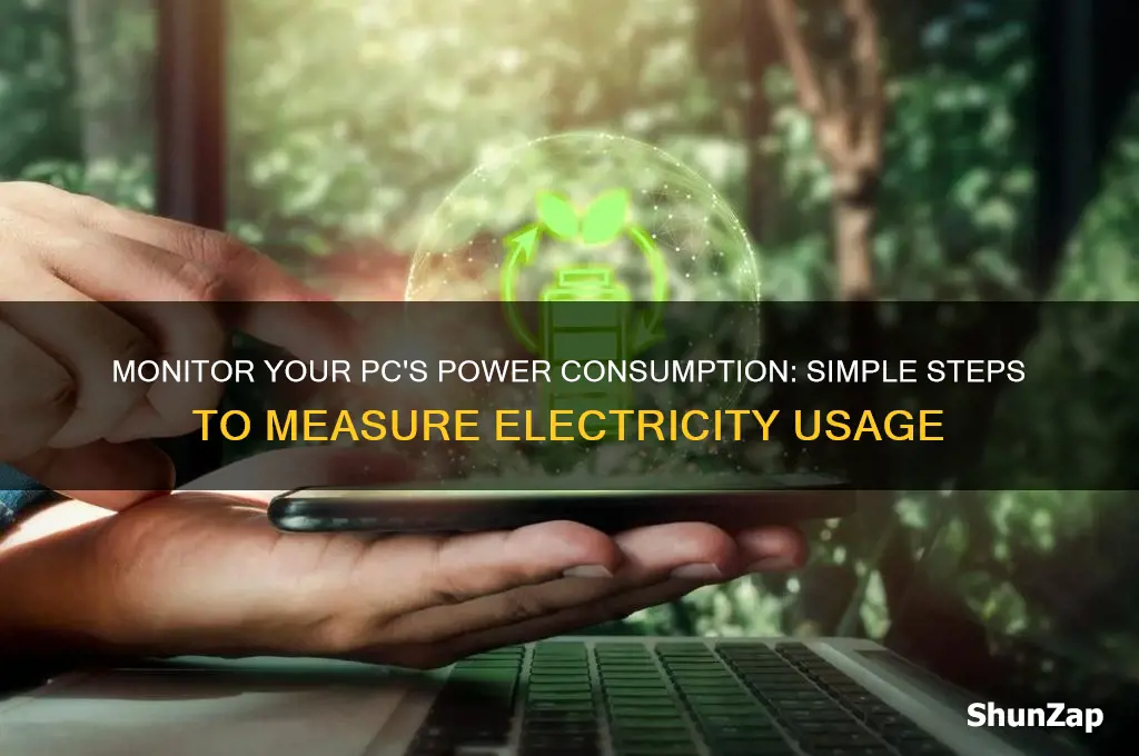 how to tell how electricity computer is using