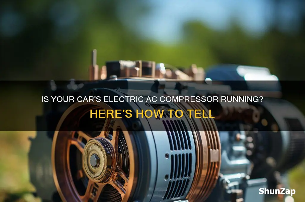 how to tell if electric ac compressor is running car