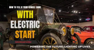 Uncover the Mystery: Signs Your Car Has Electric Start