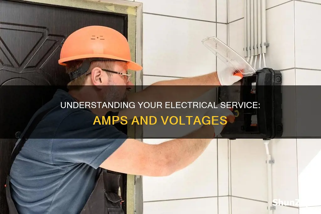 how to tell size of electrical service