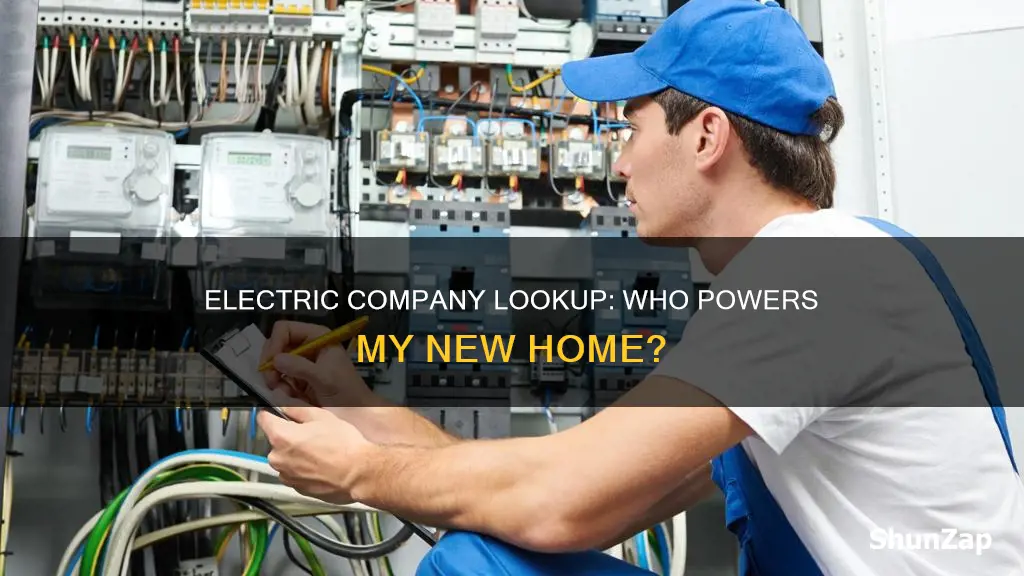 how to tell what electric company services my new home